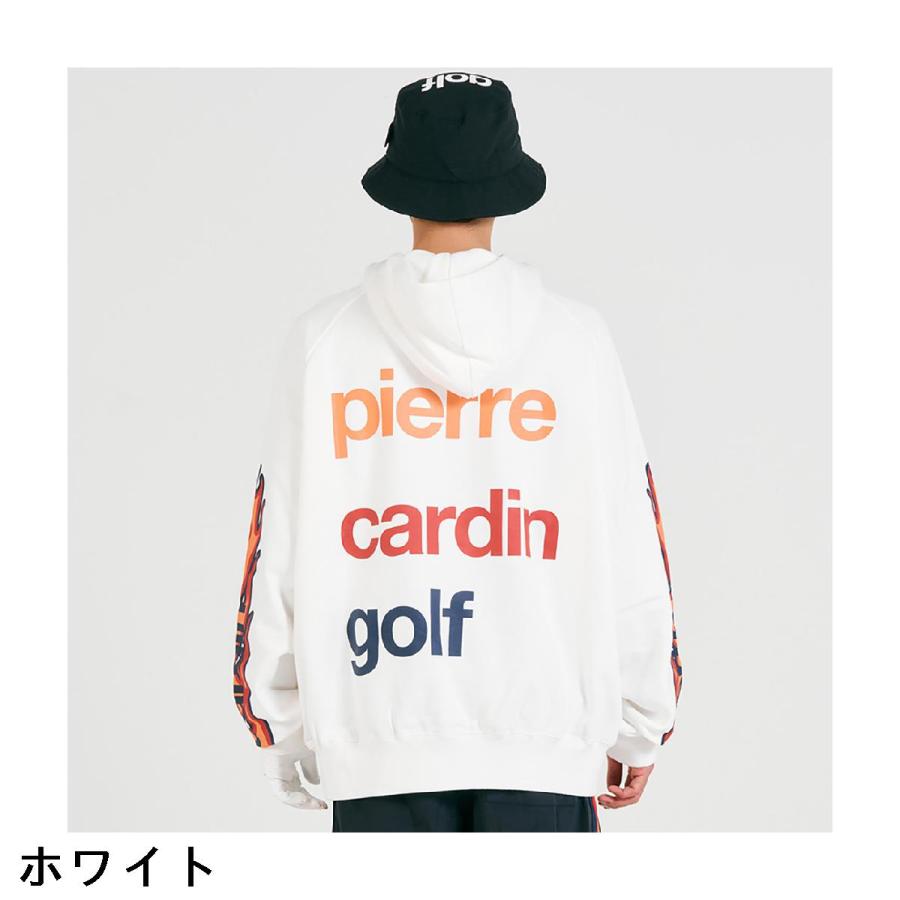 JI JI【新品・未使用】pierre cardin golf パーカー ピエールカルダンゴルフ pierre cardin golf ロゴデザイン ファイヤー