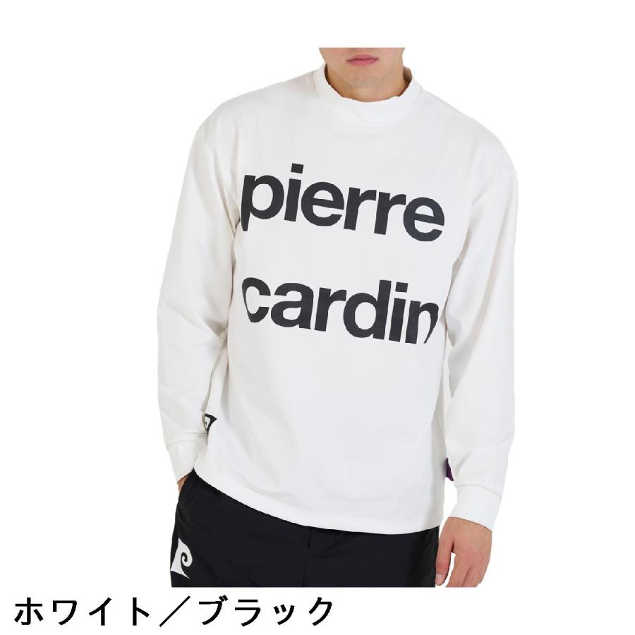 pierre cardin golf モックネックシャツSサイズ ピエールカルダンゴルフ pierre cardin golf ロゴデザイン 長袖モック