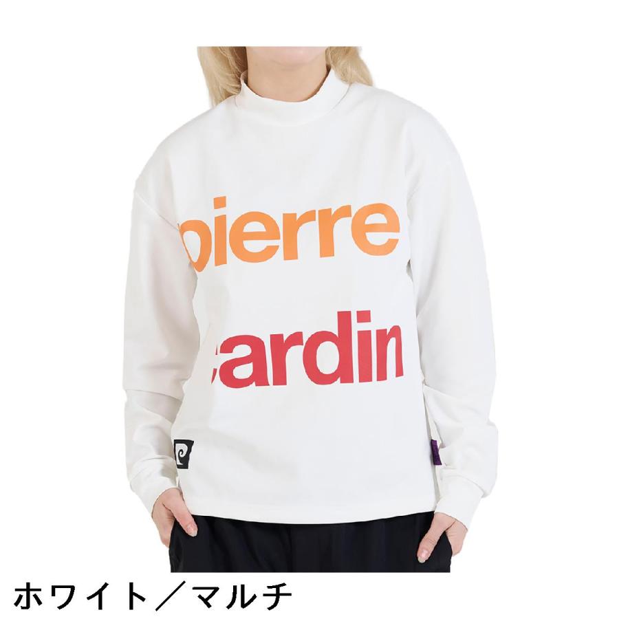 ピエールカルダンゴルフ pierre cardin golf ロゴデザイン 長袖モック