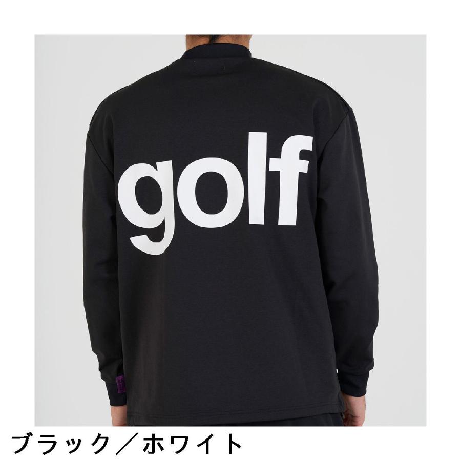 ピエールカルダンゴルフ pierre cardin golf ロゴデザイン 長袖モック