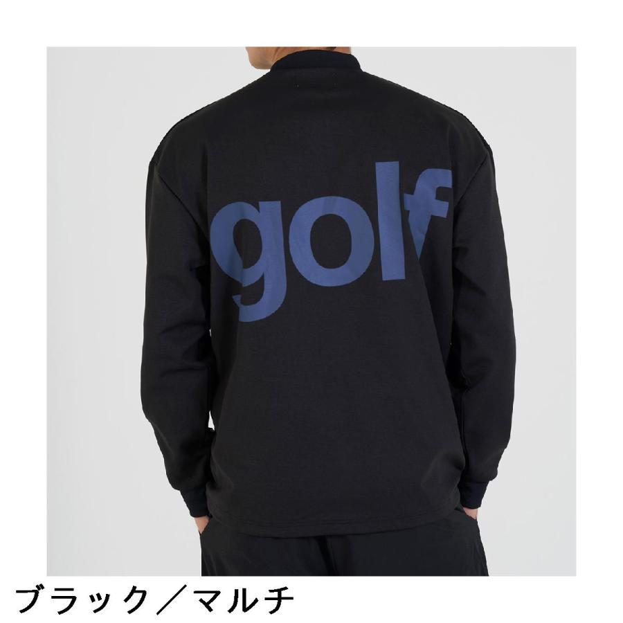 ピエールカルダンゴルフ pierre cardin golf ロゴデザイン 長袖モック