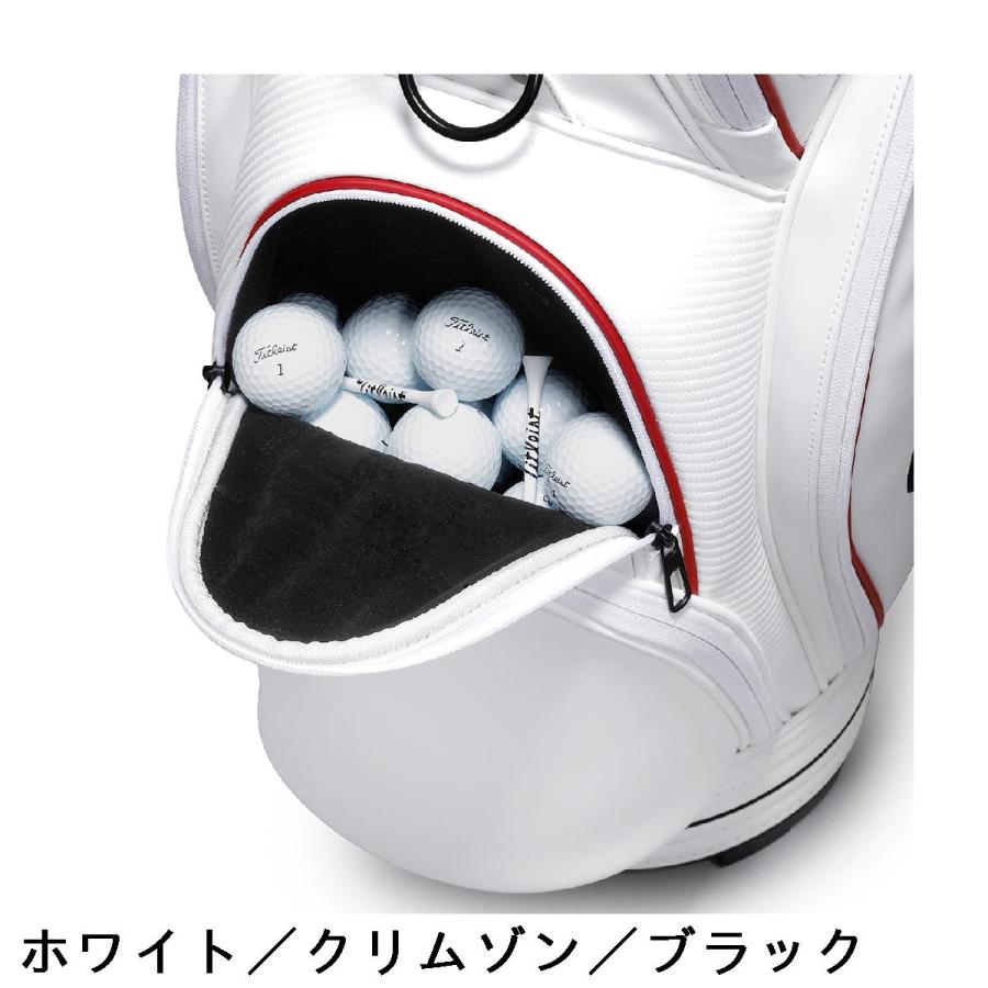 Titleist 美品　キャディバッグ ブラック ホワイト　ボールおまけ付き Titleist（タイトリスト） パフォーマンスJE キャディバッグ : GDO