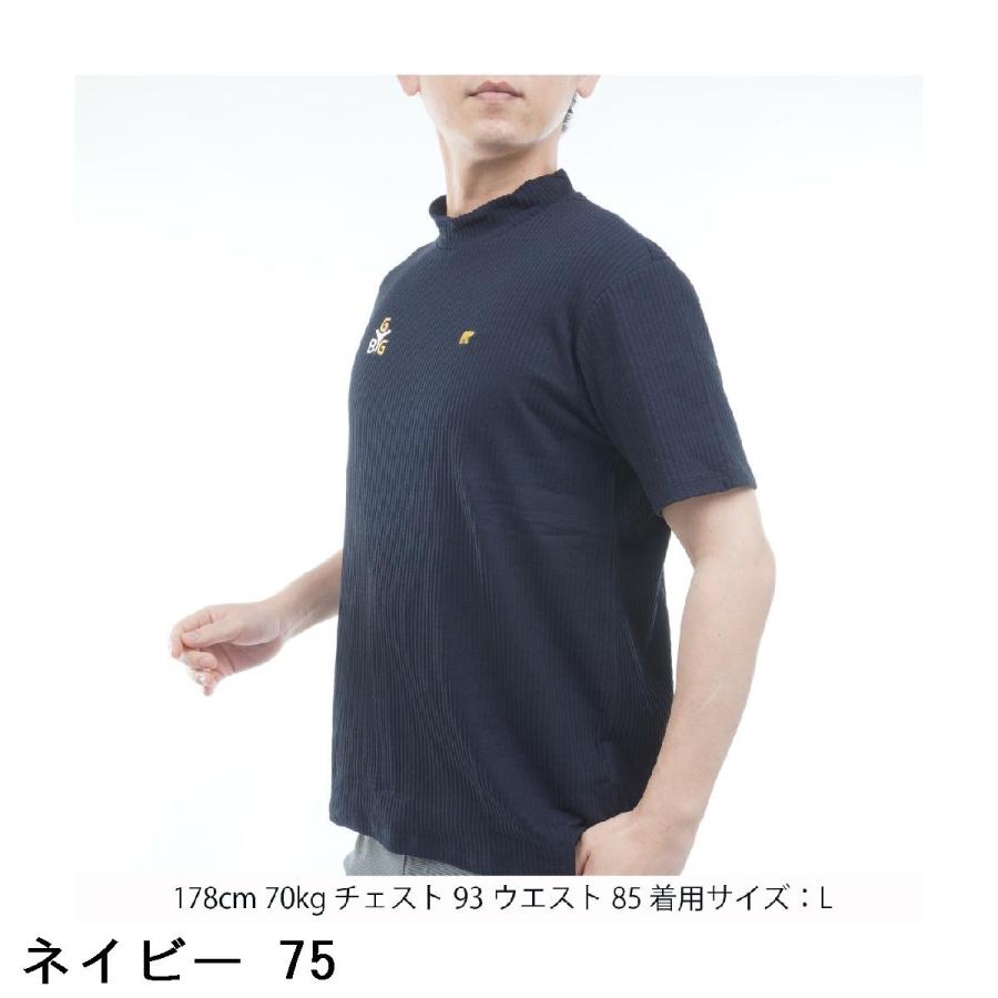 ゴールデンベア GB GOLF SPIKE モックネック半袖シャツ : GDOゴルフ