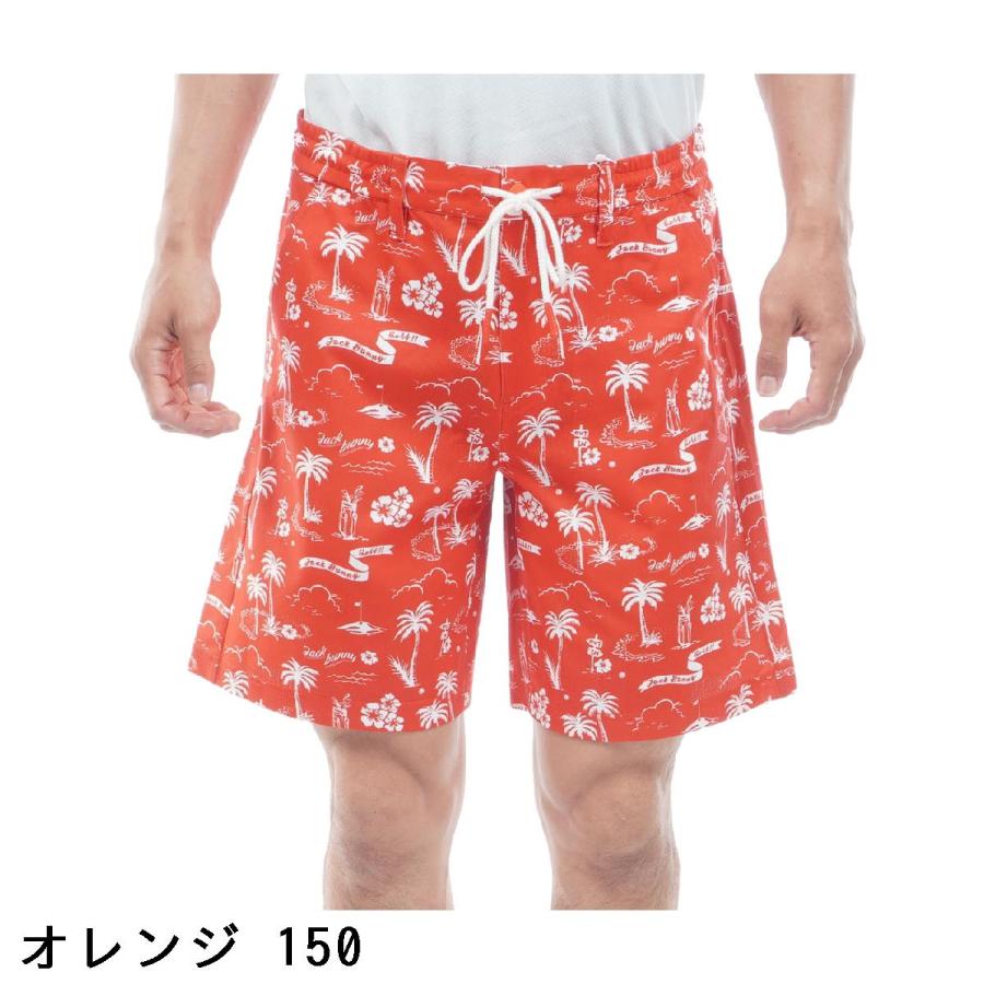 Jack Bunny!!（ジャックバニー） メッシュ アロハ柄プリント ショート