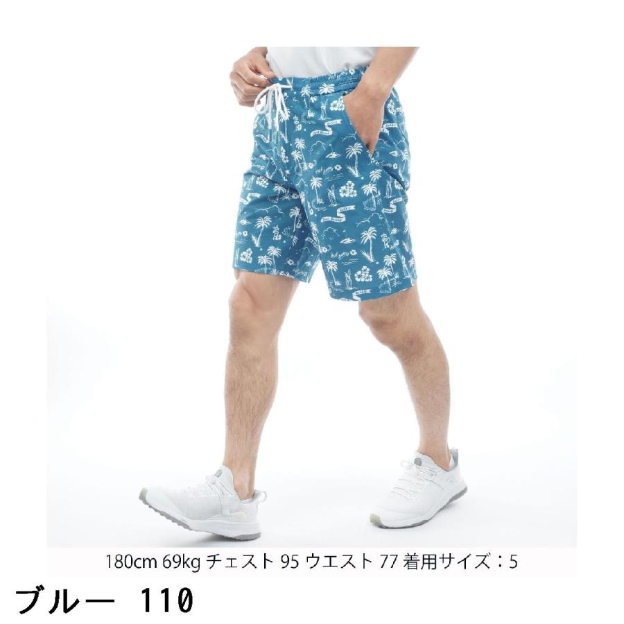 Jack Bunny!!（ジャックバニー） メッシュ アロハ柄プリント ショート