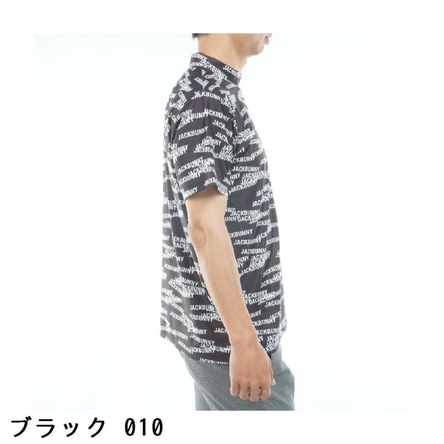 Jack Bunny!!（ジャックバニー） 差込 メッシュ モックネック半袖