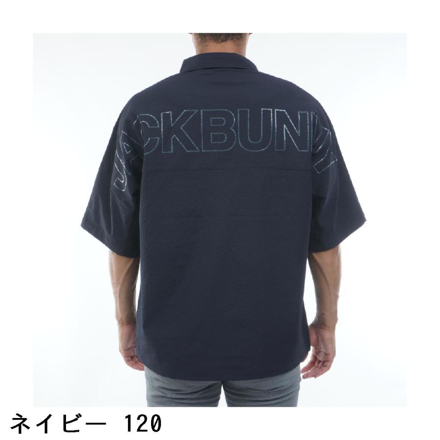 Jack Bunny!!（ジャックバニー） ドライシアサッカー 半袖ポロシャツ
