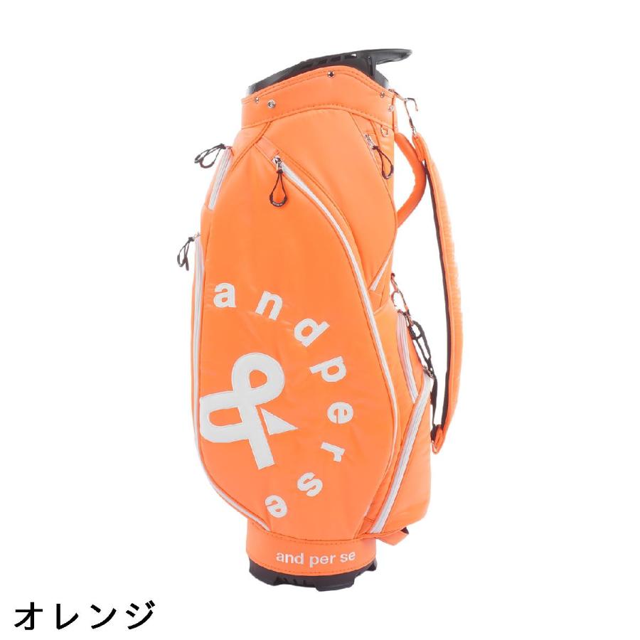 and per se キャディバッグ ヘッドカバーセットオレンジ and per se（アンパスィ） キャディバッグ : GDOゴルフショップ Yahoo