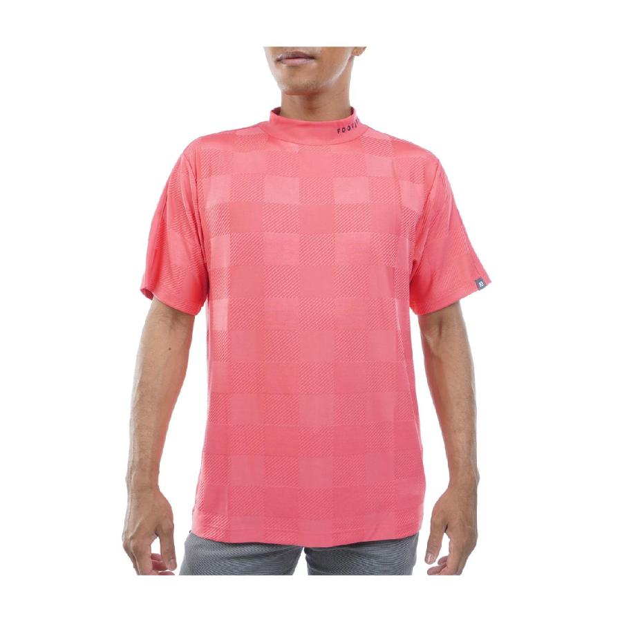 FootJoy（フットジョイ） ストレッチ チェックジャカード 半袖モック