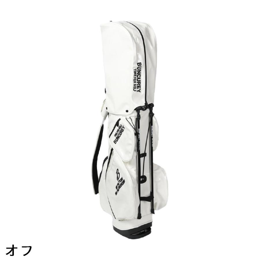 新品！BUNCUREY ゴルフバッグ キャディバッグ シルバー バンクレイ BUNCUREY スタンドキャディバッグ : GDOゴルフショップ