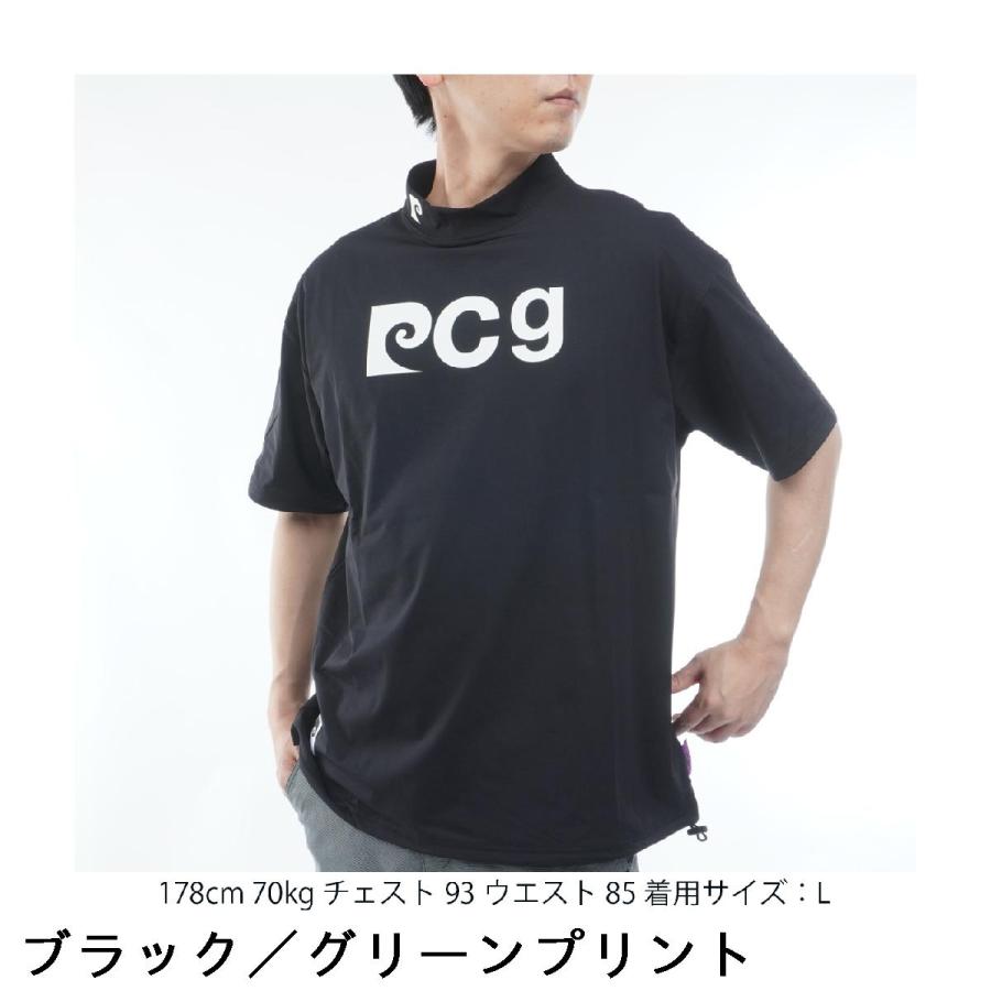 PIERRE CARDIN GOLF  モックネック 黒 半袖 L ピエールカルダンゴルフ pierre cardin golf グラフィックP 半袖モック