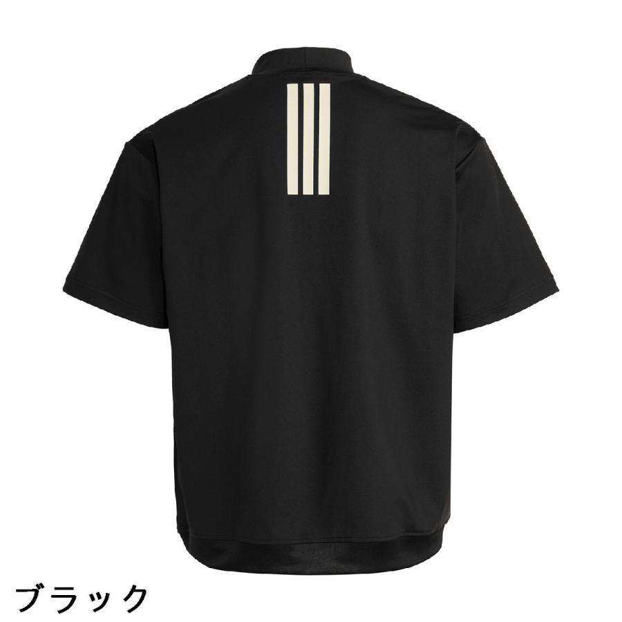 adidas（アディダス） モックネック半袖シャツ : GDOゴルフショップ