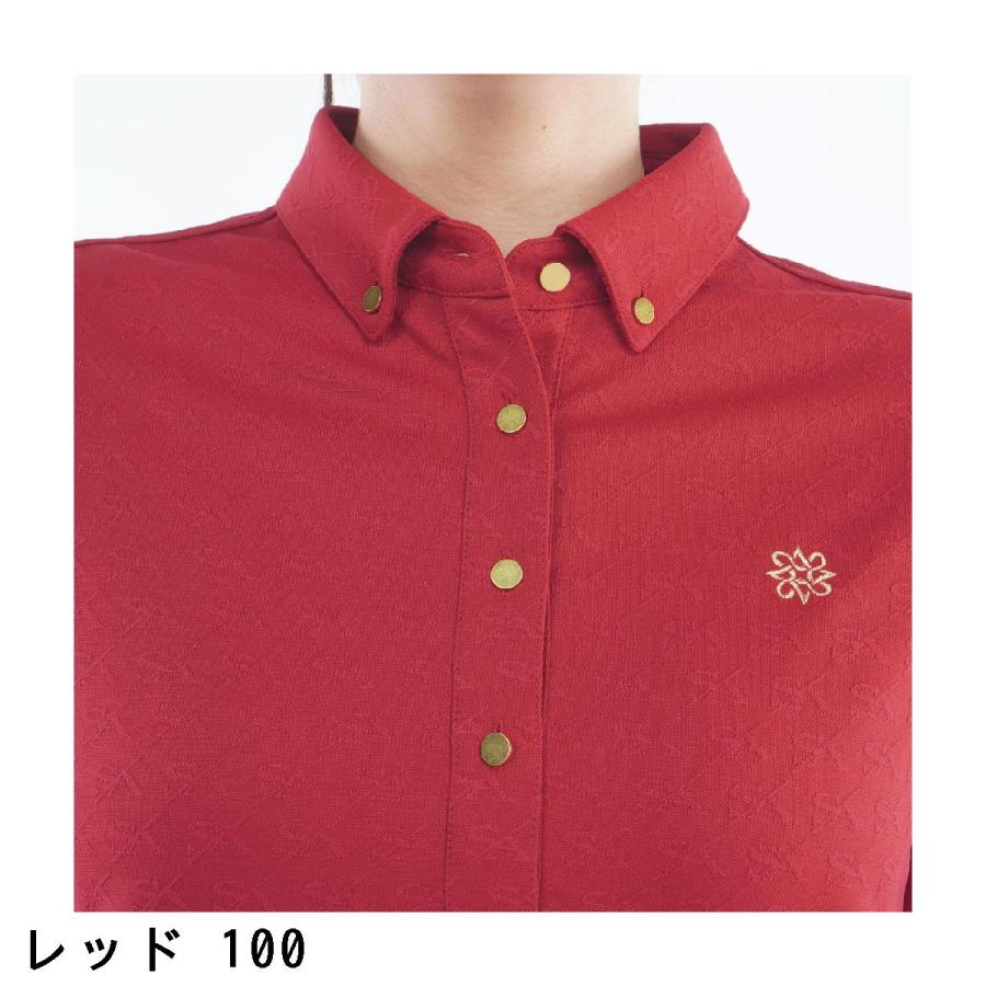 St ANDREWS セント・アンドリュース ロゴジャカード 長袖シャツ