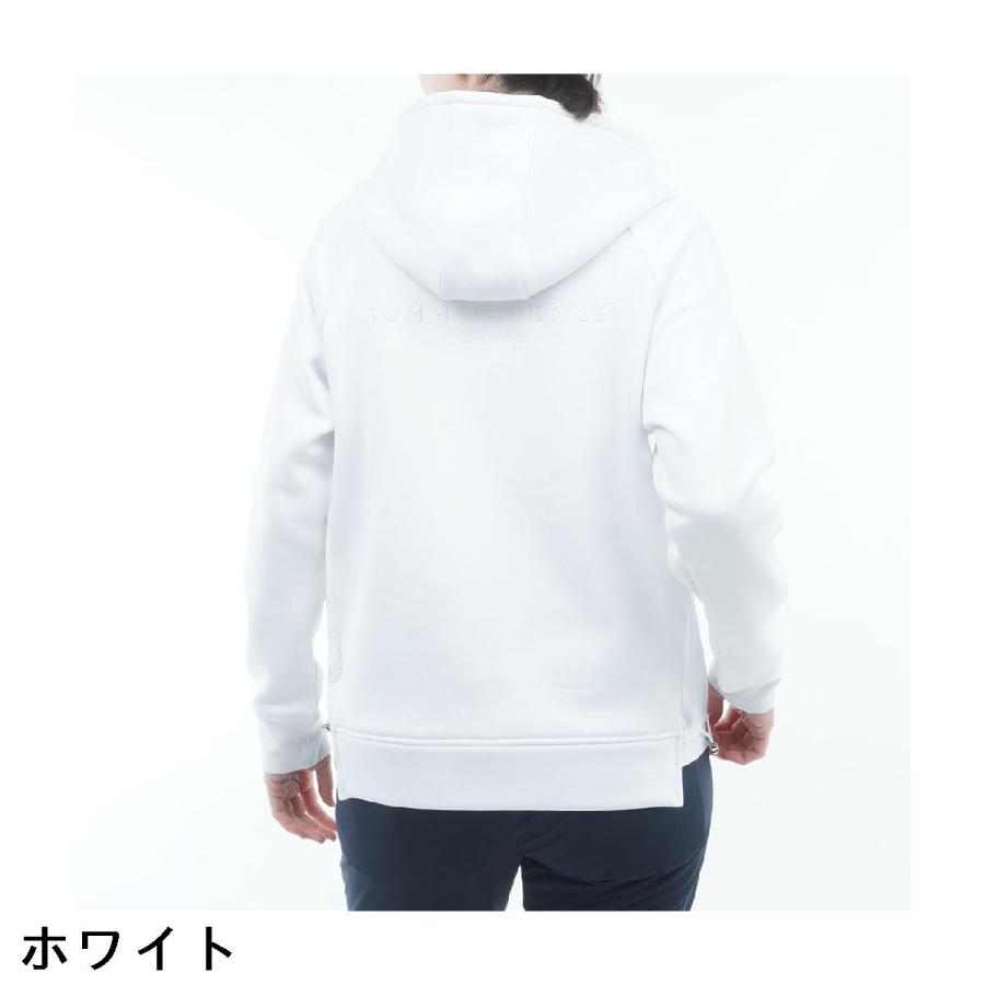 トミーヒルフィガー　ゴルフ　白パーカー　 Hilfi TOMMY HILFIGER（トミー・ヒルフィガー） トミー ヒルフィガー ゴルフ