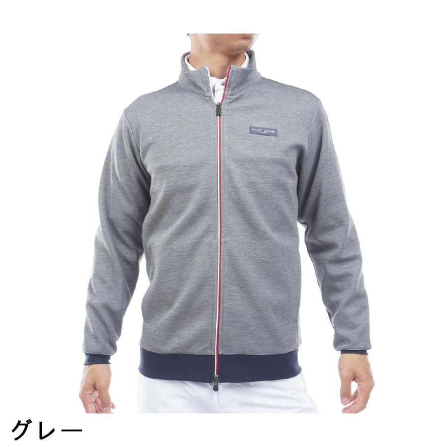 トミーヒルフィガーゴルフ ダブルジップ ジャケット 日本製 グレー Mサイズ TOMMY HILFIGER（トミー・ヒルフィガー） トミー ヒルフィガー ゴルフ