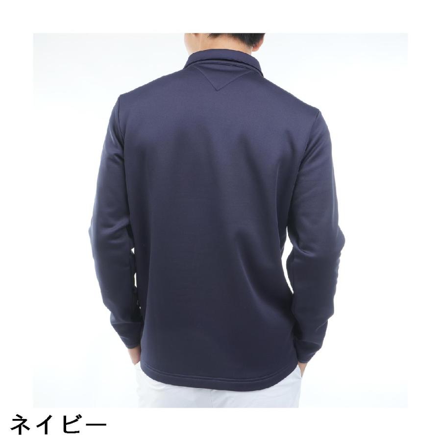 トミーヒルフィガーゴルフ　ハイネックシャツ　長袖　裏起毛　ネイビー系　LL TOMMY HILFIGER（トミー・ヒルフィガー） トミー ヒルフィガー ゴルフ