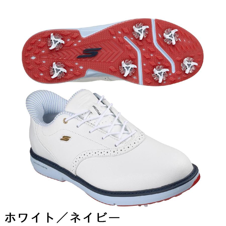 SKECHERS GO GOLF ゴルフシューズ ホワイト×ネイビー　27㎝ SKECHERS（スケッチャーズ） SKECHERS GO GOLF PRESTIGE ゴルフ