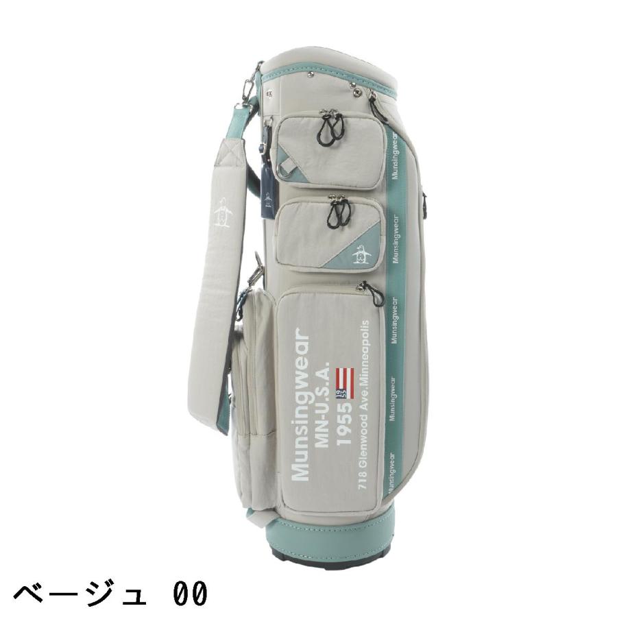 Munsingwear キャディバッグ ゴルフバッグ Munsingwear（マンシングウェア） 軽量 キャディバッグ : GDOゴルフ
