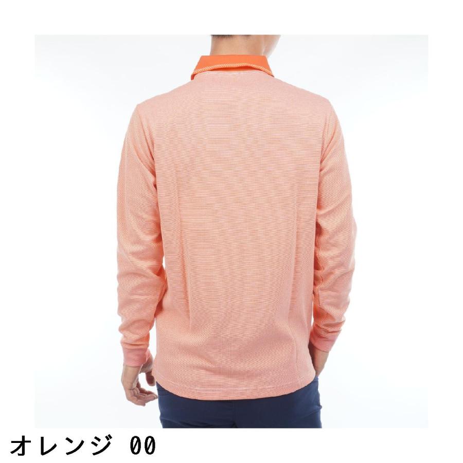 Munsingwear（マンシングウェア） ドット鹿の子長袖ポロシャツ : GDO