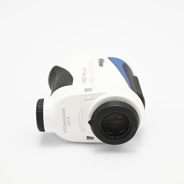 美品Nikon COOLSHOT PRO STABILIZED ホワイト 美品 Nikon COOLSHOT PRO STABILIZED レーザー距離計 ニコンゴルフ用