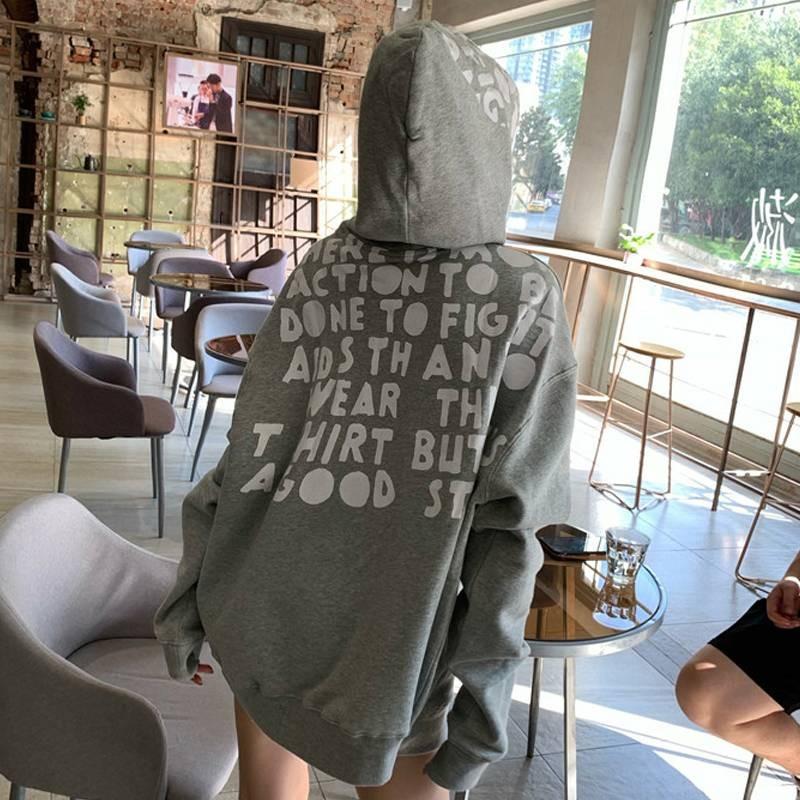 レディースファッション パーカー トレーナー ダボダボ カジュアル ルーズ シンプル 新作 At 0381 Gdr 通販 Yahoo ショッピング