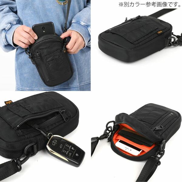 アルファインダストリーズ ALPHA INDUSTRIES TZ1125 UTILITY POCKET GADGET POUCH グリーン ガジェットポーチ ショルダーバッグ レディース メンズ ALP6602050｜geak｜02