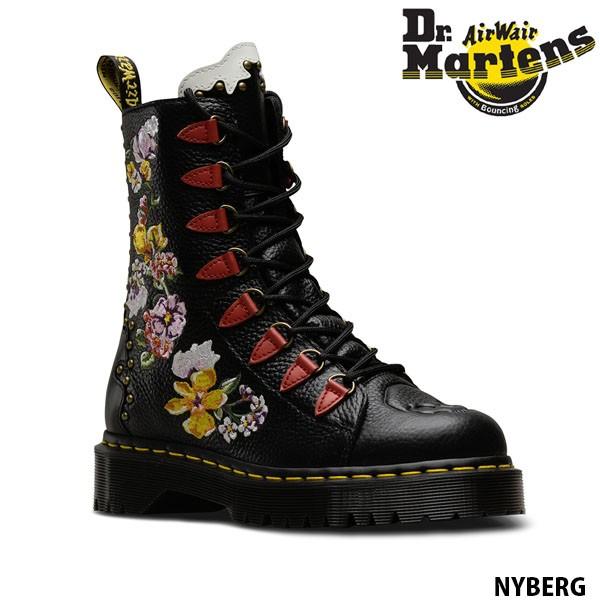 ドクターマーチン レディース 8タイ ブーツ Core Bex ナイバーグ スタッズ エンボス 花柄 スカル 刺繍 Nyberg Aunt Sally Dr Martins Drm 国内正規品 Prettyfunnyballoons Com