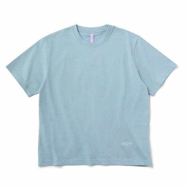 キーン KEEN レディース 半袖Tシャツ オーシーアールピー フッド ロゴ ティー ウィメンズ OC/RP HOOD LOGO TEE WS WOMEN SLATE BLUE/STAR WHITE KEE1029385｜geak｜02