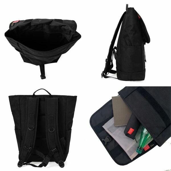 マンハッタンポーテージ Manhattan Portage リュックサック バックパック 通学 通勤 ユニセックス Washington SQ Backpack MP1220 Black MP1220BLK｜geak｜03