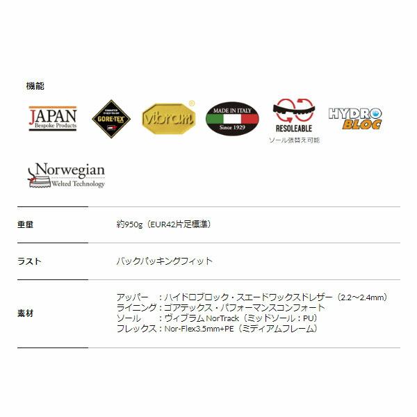 zamberlan ザンバラン トレッキングシューズ FUJIYAMA NW GT 440ブラウン 登山靴 防水透湿 山登り CARAVAN キャラバン 1120146 ZAM1120146440｜geak｜04