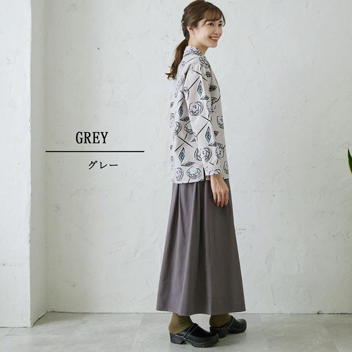 ラッピング不可 総柄プリントシャツ レディース かわいい 花 イマゴ カジュアル ナチュラル 大人の 長袖 トップス 長袖 カラー ブラック Www Itothub Com