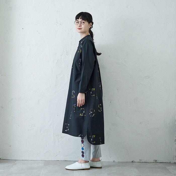 Emago刺繍入りアイボリー花柄長袖ワンピース 楽天市場】花刺繍ワンピース emago ナチュラル カジュアル 大人