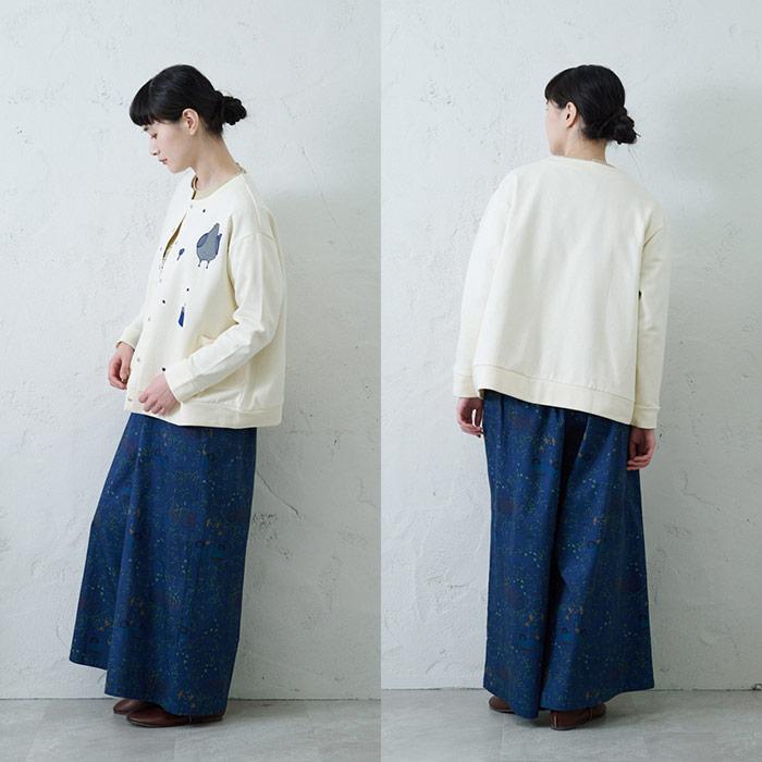 TOKUKO 1er VOL　トップス　カーディガン　羽織物　お花　鳥さん ◎未使用 TOKUKO 1er VOL トップス カーディガン 羽織物 民族衣装