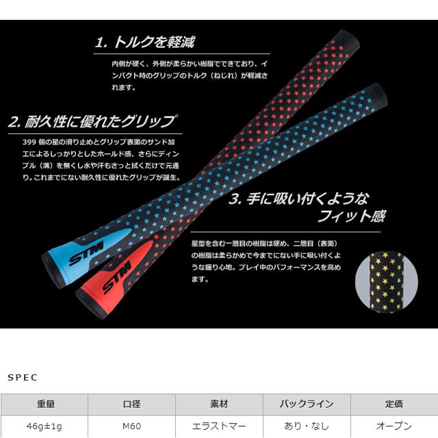 【送料無料 メール便】STM エスティーエム Sシリーズ S-１グリップ 【8本セット】の画像