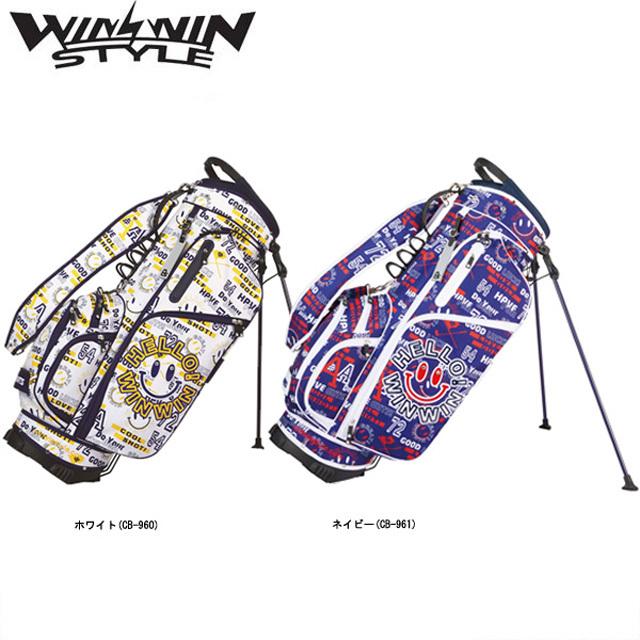 HELLO winwinstyle キャディバッグ スタンドタイプCB-960 WINWIN STYLE STYLE ウィンウィンスタイル HAPPY CATS カート