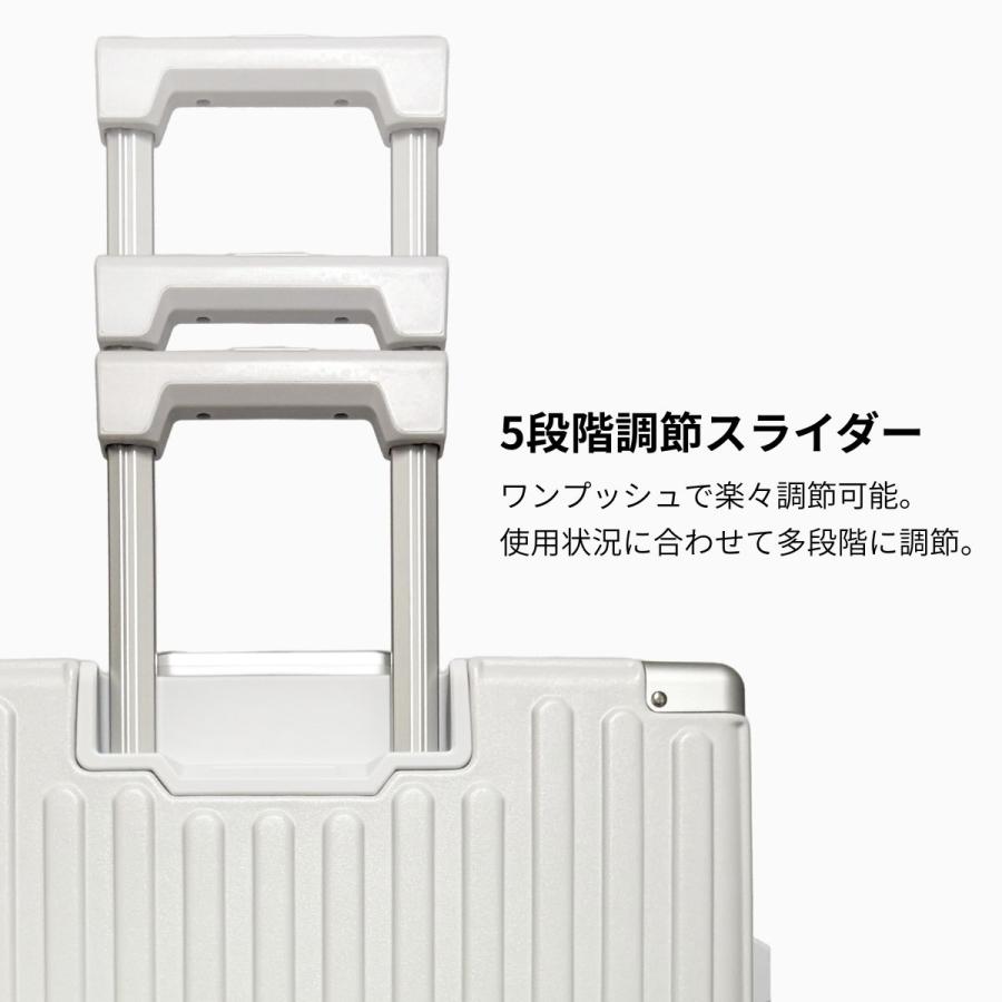 Novel マットフレームキャリーケース ホワイト☆Lサイズ ダイヤル式TSA Novel マットフレームキャリー Lサイズ ダイヤルロック式TSA 8輪