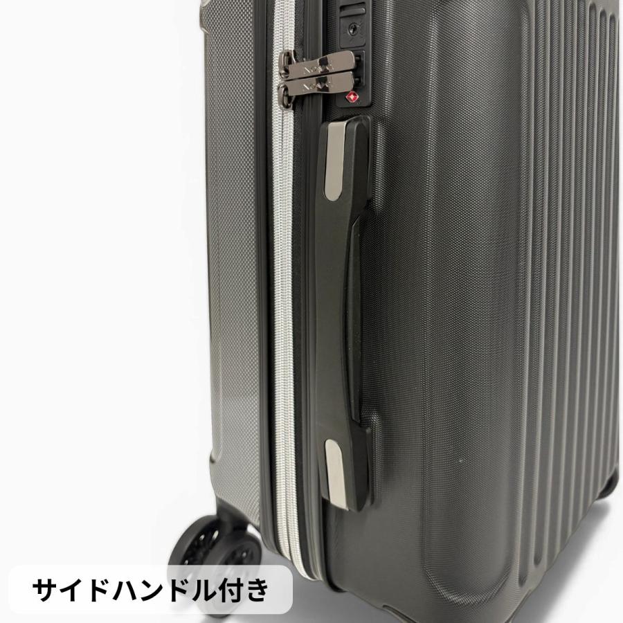 SALE 50%OFF Novel ノーベル 99912 鏡面＆エンボスファスナーキャリー Sサイズ 37-41L 機内持ち込み 拡張機能 8輪キャスター カーボン柄 TSAロック 軽量 爆買の画像