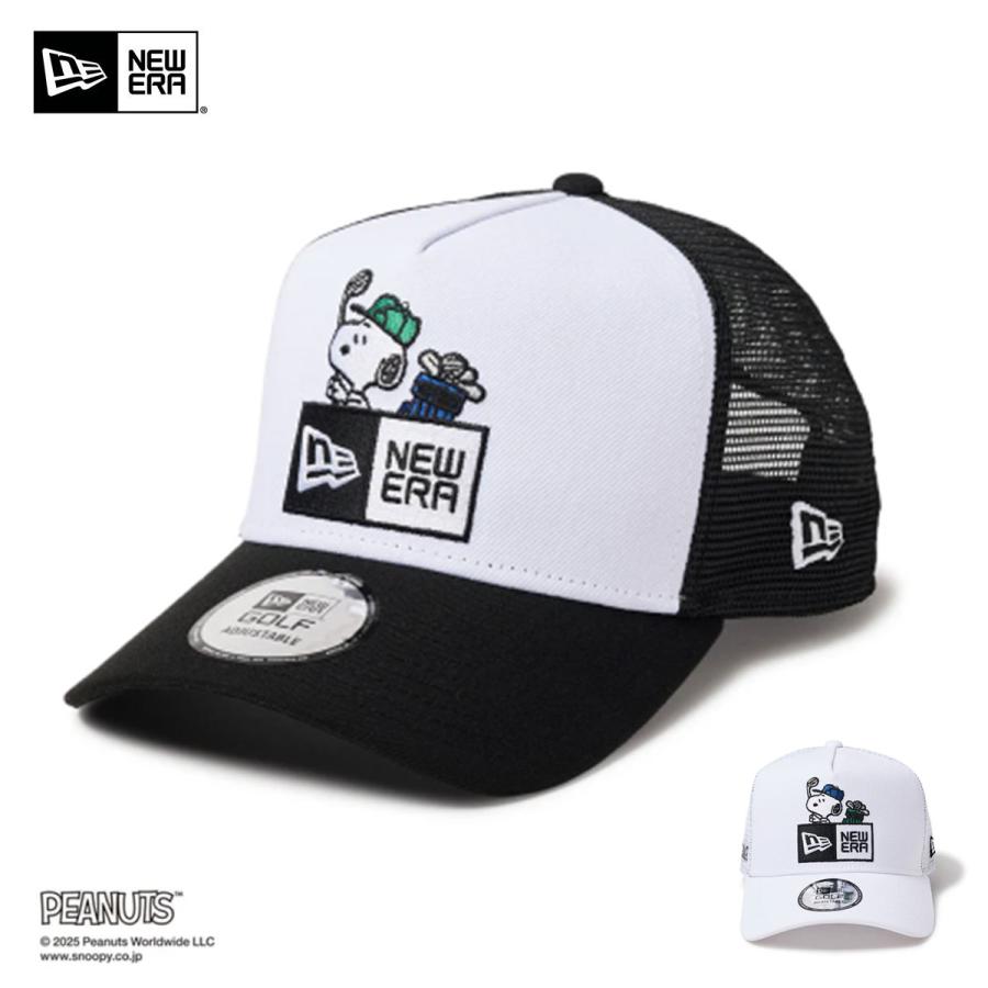 ニューエラ　スヌーピー 9FORTY A-Frame PEANUTS ピーナッツ スヌーピー ホワイト