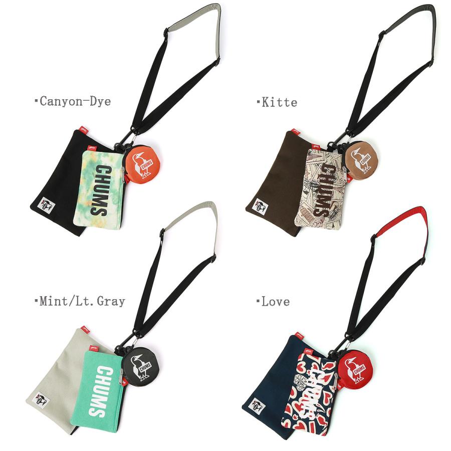 CHUMS（チャムス） ch60-3625 3P Shoulder Pouch Sweat Nylon 3P