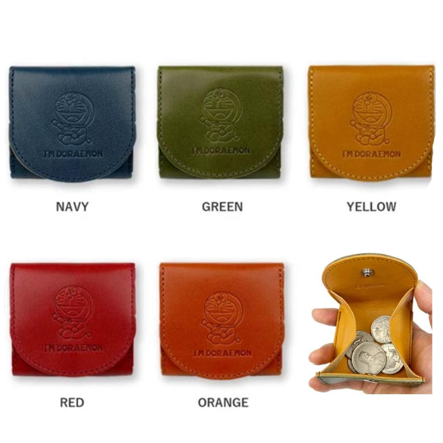 ドラえもん 栃木レザー×姫路レザー DOR-52 ボックス型 コインケース