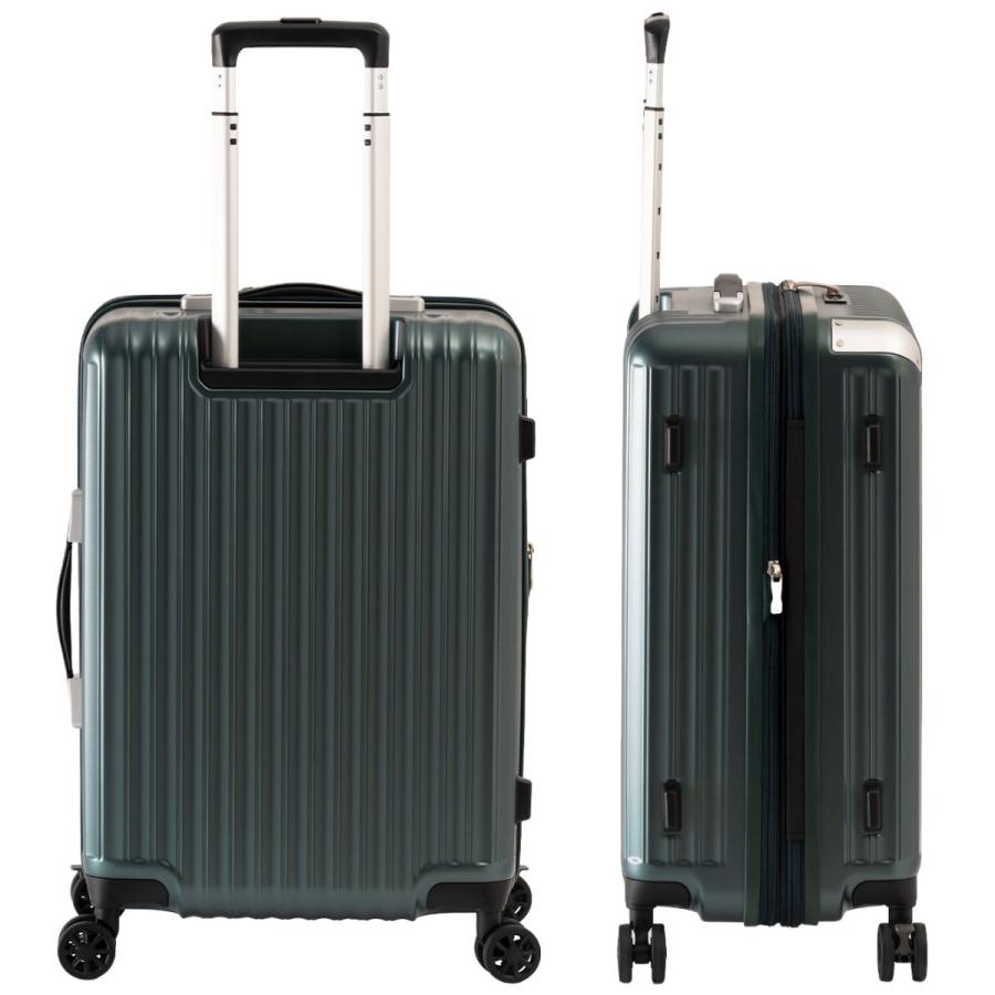 SALE 50%OFF Asia Luggage Inc A.L.I アジアラゲージ スーツケース GM-066-22W Mサイズ 54L 無料預け入れ 拡張機能 ストッパー TSA YKKファスナー セール 爆買の画像