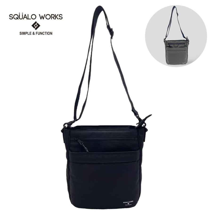 SQUALO WORKS スクアーロワークス SW-NY006 スクエアクロスバッグ 8.3