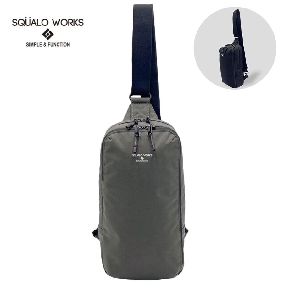 SQUALO WORKS スクアーロワークス SW-NY007 シンプルスリング バッグ