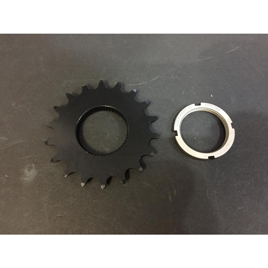 FUJI FEATHER FORMULA スプラインハブ用 ピスト固定コグ18歯