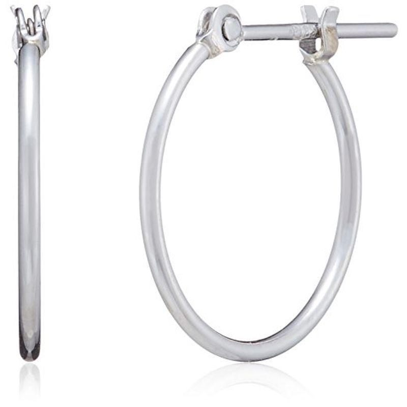 エステール ESTELLE プラチナ フープピアス(M) 0201-2086-0025-0000 ESTELLE プラチナ フープピアス