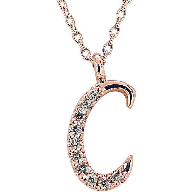 匿名配送 スイートテン・ダイヤモンド 正規品Sweet 10 Diamond イニシャル「C」 18金ピンクゴールドダイヤモンドイニシャルペンダント「 【TMF2718735105】(95838円)