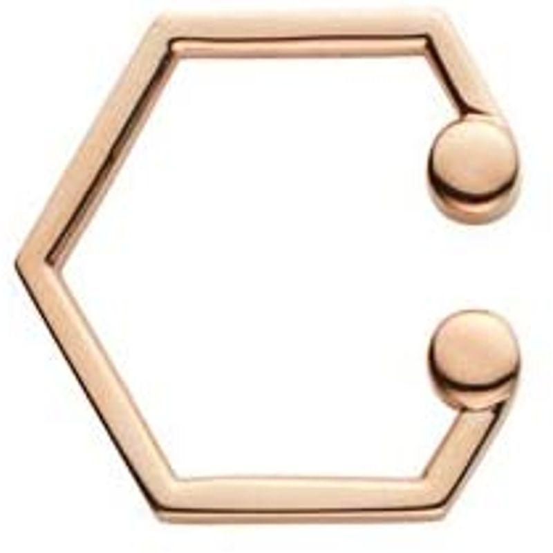 エル・エー・エイチ L.A.H. ヴァンドーム青山 K10PG FORM ヘキサゴン イヤーカフ イヤカフ (片耳用) HJAE0013H エー エイチ ヴァンドーム青山 K10PG FORM ヘキサゴン イヤーカフ イヤカフ 片耳用 HJAE0013H