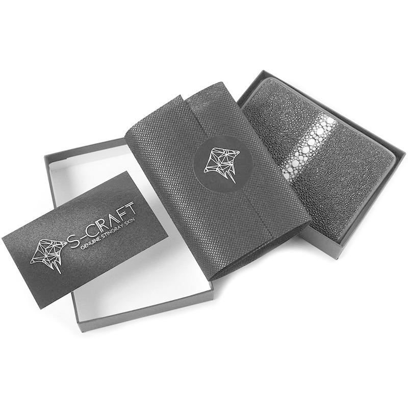 エスクラフト (S-CRAFT) エイ革名刺入れ/カードケースMark IV Blackエイ革 エイ皮 名刺 カード ガルーシャ スティング CRAFT エイ革名刺入れ/カードケースMark IV Blackエイ革 エイ皮 名刺 カード ガルーシャ スティング