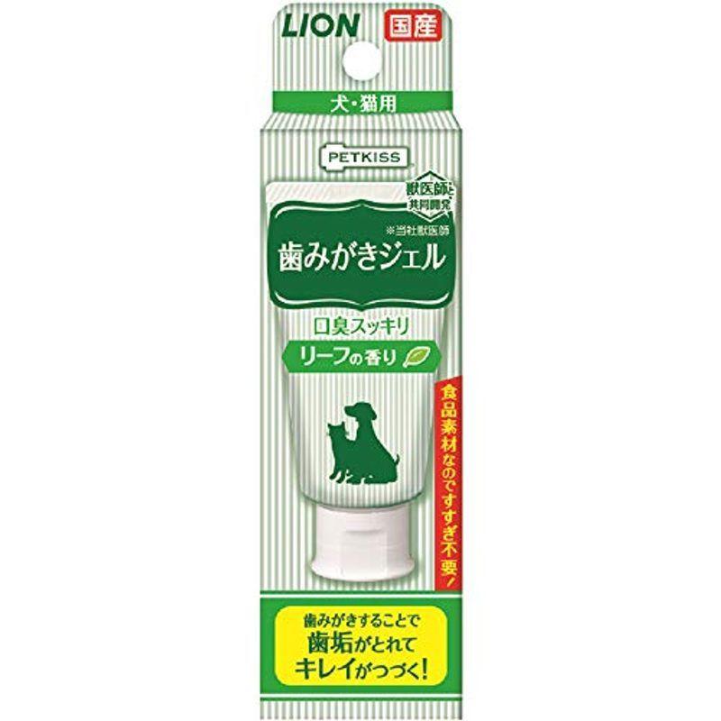ライオン (LION) ペットキッス (PETKISS) 歯みがきジェル リーフの香り 40g