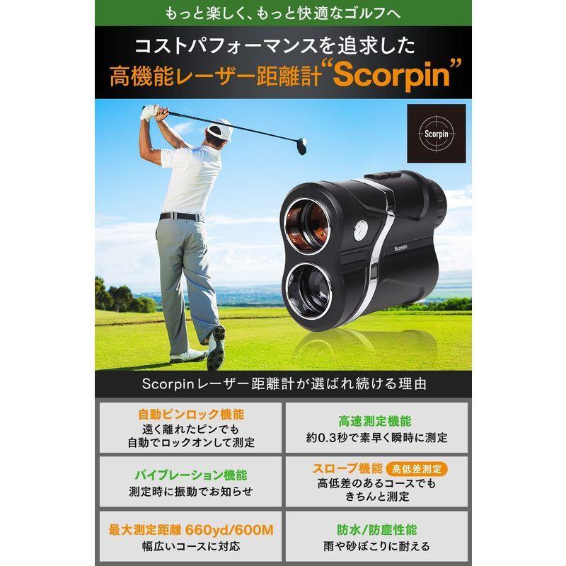 LISRA ゴルフ レーザー距離計 Scorpin 距離測定器 計測器 スコープ 高低差機能 660yd 対応 防水性能 充電式 ゴルフ用品 ゴルフ レーザー距離計 Scorpin 距離測定器 計測器 スコープ 高低差機能 660yd 対応 防水性能 充電式 ゴルフ用品